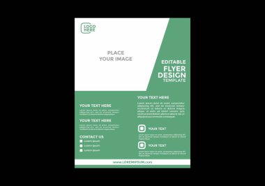 Profesyonel ve renkli broşür tasarımı kavramı