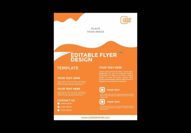 Profesyonel ve renkli broşür tasarımı kavramı