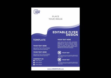 Profesyonel ve renkli broşür tasarımı kavramı