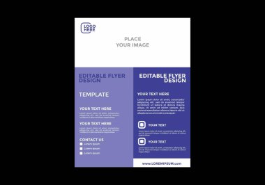 Profesyonel ve renkli broşür tasarımı kavramı