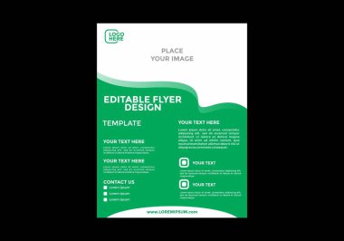 Profesyonel ve renkli broşür tasarımı kavramı