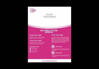 Profesyonel ve renkli broşür tasarımı kavramı