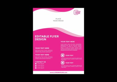 Renkli ve eşsiz el ilanı grafik tasarımı