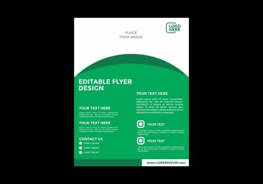 Renkli ve eşsiz el ilanı grafik tasarımı