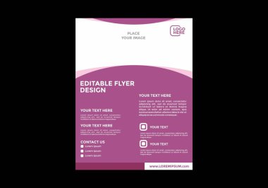 Renkli ve eşsiz el ilanı grafik tasarımı