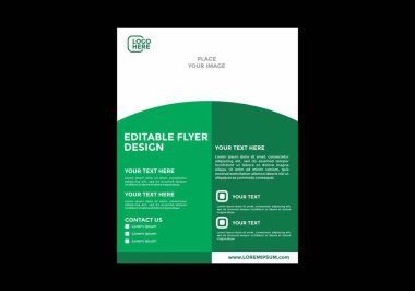 Renkli ve eşsiz el ilanı grafik tasarımı