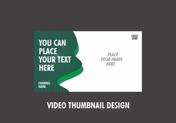 Grafica Unica Colorata Del Design Delle Miniature Video — Vettoriale Stock
