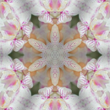 Renkli ve benzersiz ayna arkaplan tasarımı