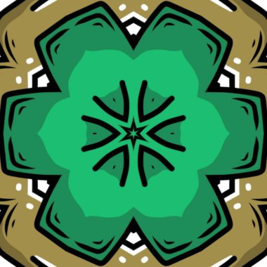 Renkli ve benzersiz ayna arkaplan tasarımı