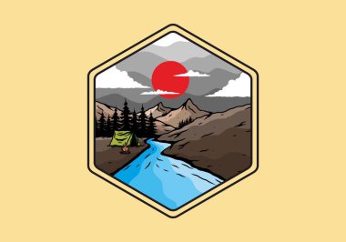 Nehir kıyısında kamp yapmak