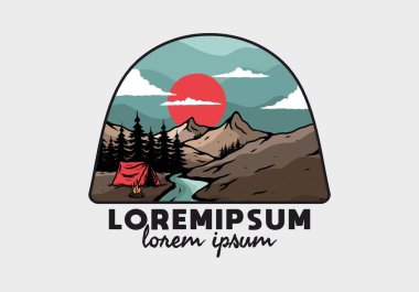 Nehir kıyısında kamp yapmak