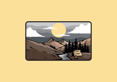 Nehir kıyısında kamp yapmak