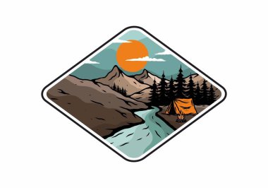 Nehir kıyısında kamp yapmak