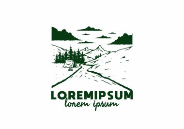 Nehir kıyısında kamp yapmak