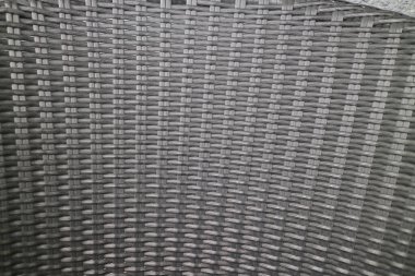 The plastic chair woven texture photo