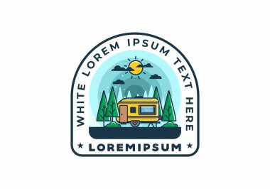 Cangıldaki Campervan düz çizim tasarımı
