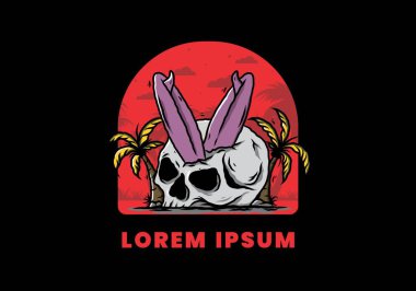 Hindistancevizi ağaçlarının arasına sıkışmış sörf tahtasının renkli tasarımı