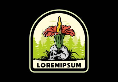 Kafatasında büyüyen cesedin tasarımı.