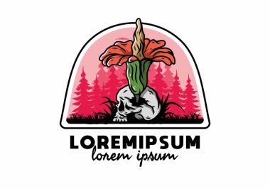 Kafatasında büyüyen cesedin tasarımı.