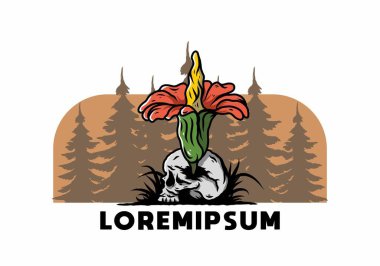 Kafatasında büyüyen cesedin tasarımı.