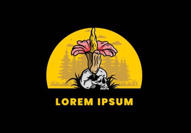 Kafatasında büyüyen cesedin tasarımı.