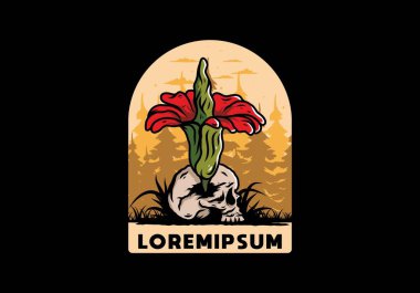 Kafatasında büyüyen cesedin tasarımı.