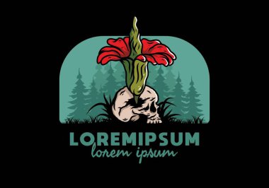 Kafatasında büyüyen cesedin tasarımı.