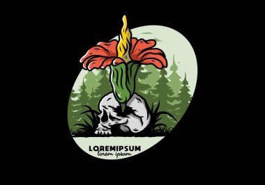 Kafatasında büyüyen cesedin tasarımı.