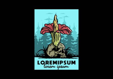 Kafatasında büyüyen cesedin tasarımı.