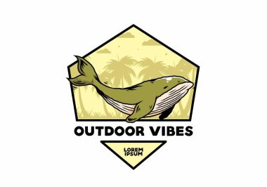 Okyanusun büyük balinasının tasarımı