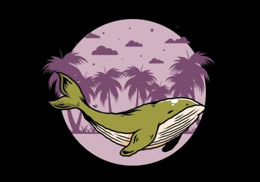 Okyanusun büyük balinasının tasarımı