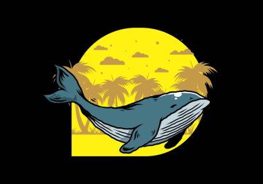 Okyanusun büyük balinasının tasarımı