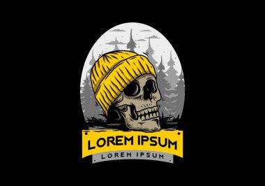 Kafatası 'nın bereli bir tasarımı.