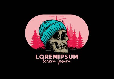 Kafatası 'nın bereli bir tasarımı.