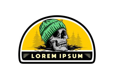 Kafatası 'nın bereli bir tasarımı.