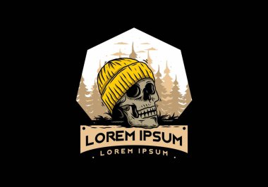 Kafatası 'nın bereli bir tasarımı.