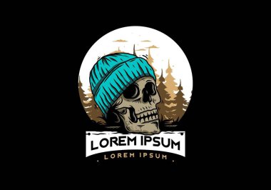 Kafatası 'nın bereli bir tasarımı.