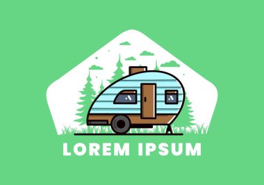 Gözyaşı kampçısının klasik çizim tasarımı