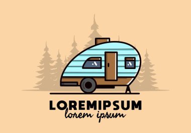 Gözyaşı kampçısının klasik çizim tasarımı