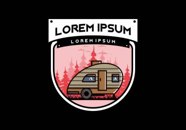 Gözyaşı kampçısının klasik çizim tasarımı