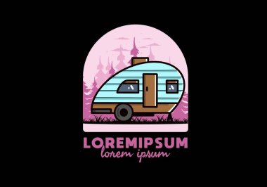 Gözyaşı kampçısının klasik çizim tasarımı