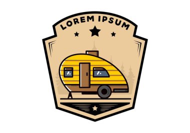 Gözyaşı kampçısının klasik çizim tasarımı