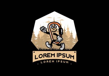 Yürüyen komik bir karabina tasarımı