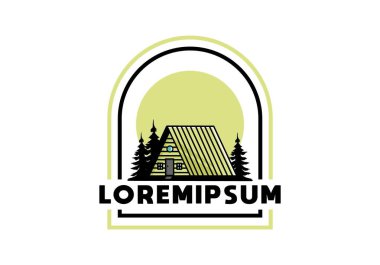 Eski bir ahşap kulübe tasarımı