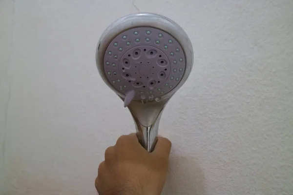Photo End Shower Head Rounded Bathing — Stockfoto