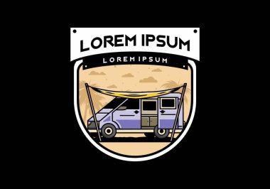 Bir karavan ve uçuş çizelgesi tasarımı