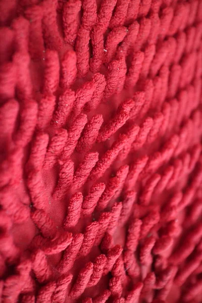 Ein Foto Einer Einzigartigen Textur Der Roten Matte — Stockfoto