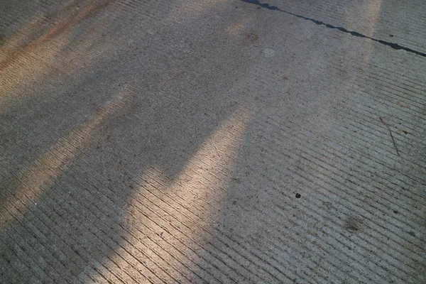 Uma Foto Uma Estrada Concreto Sólido Com Listras Textura — Fotografia de Stock