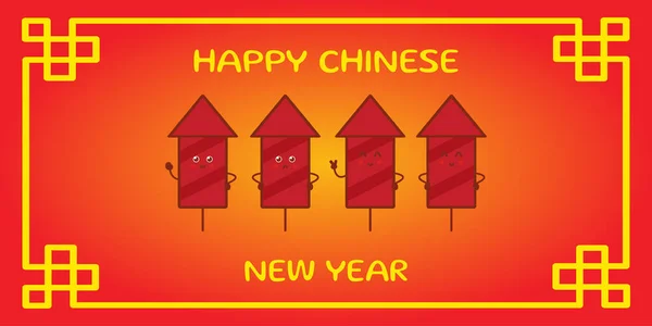 Счастливого Китайского Нового 2022 Года Обои Симпатичный Красный Тигр Золото — стоковый вектор