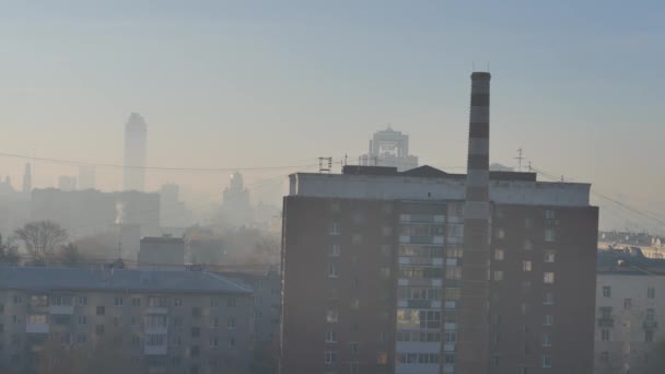Ekaterinburg Vista Cidade Manhã Rússia — Vídeo de Stock